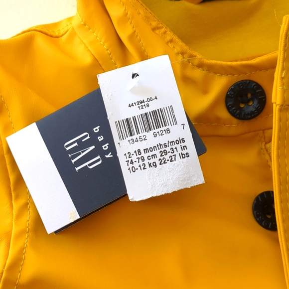 BABY GAP NWT Raincoat - Picture 5 of 5